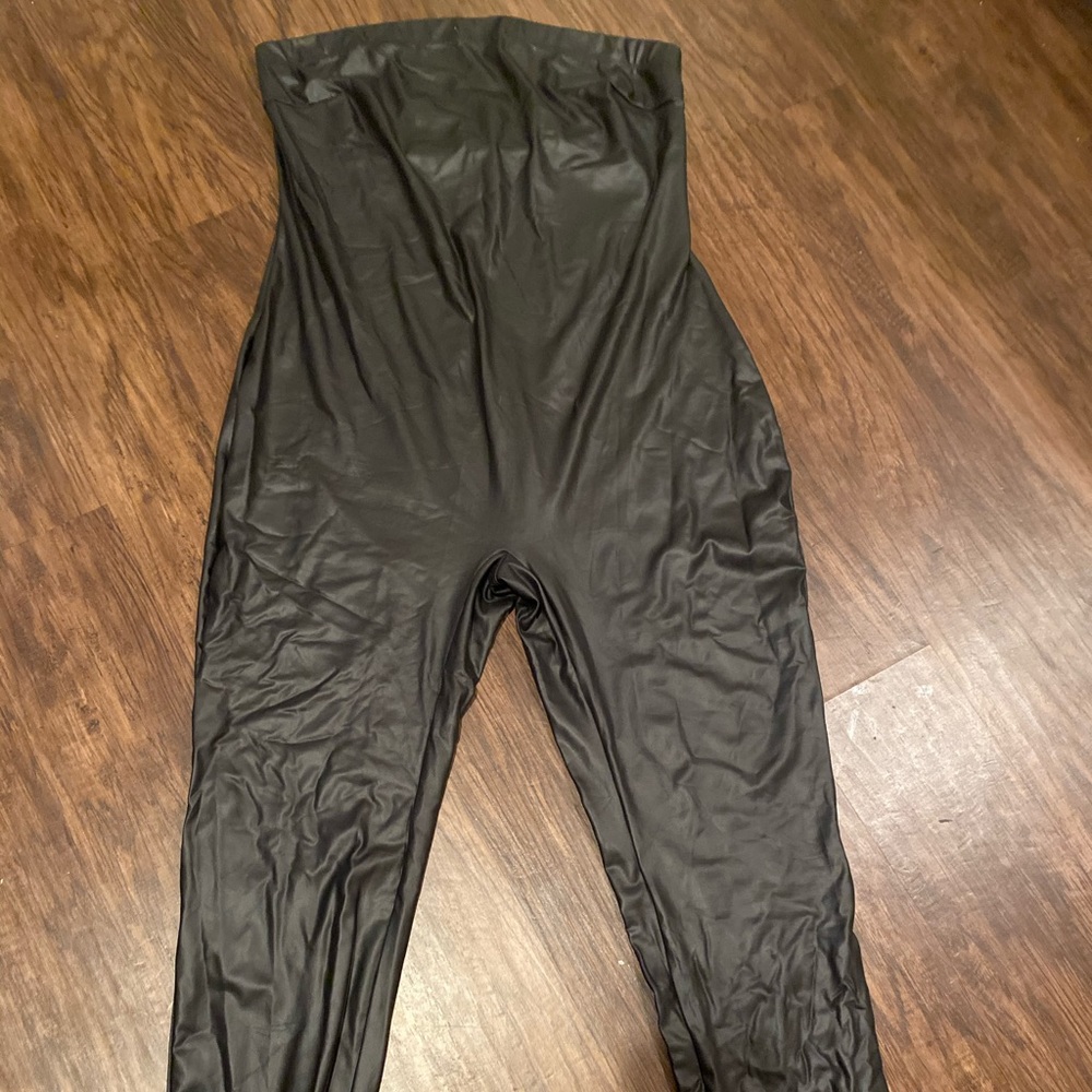 Leather jumpsuit